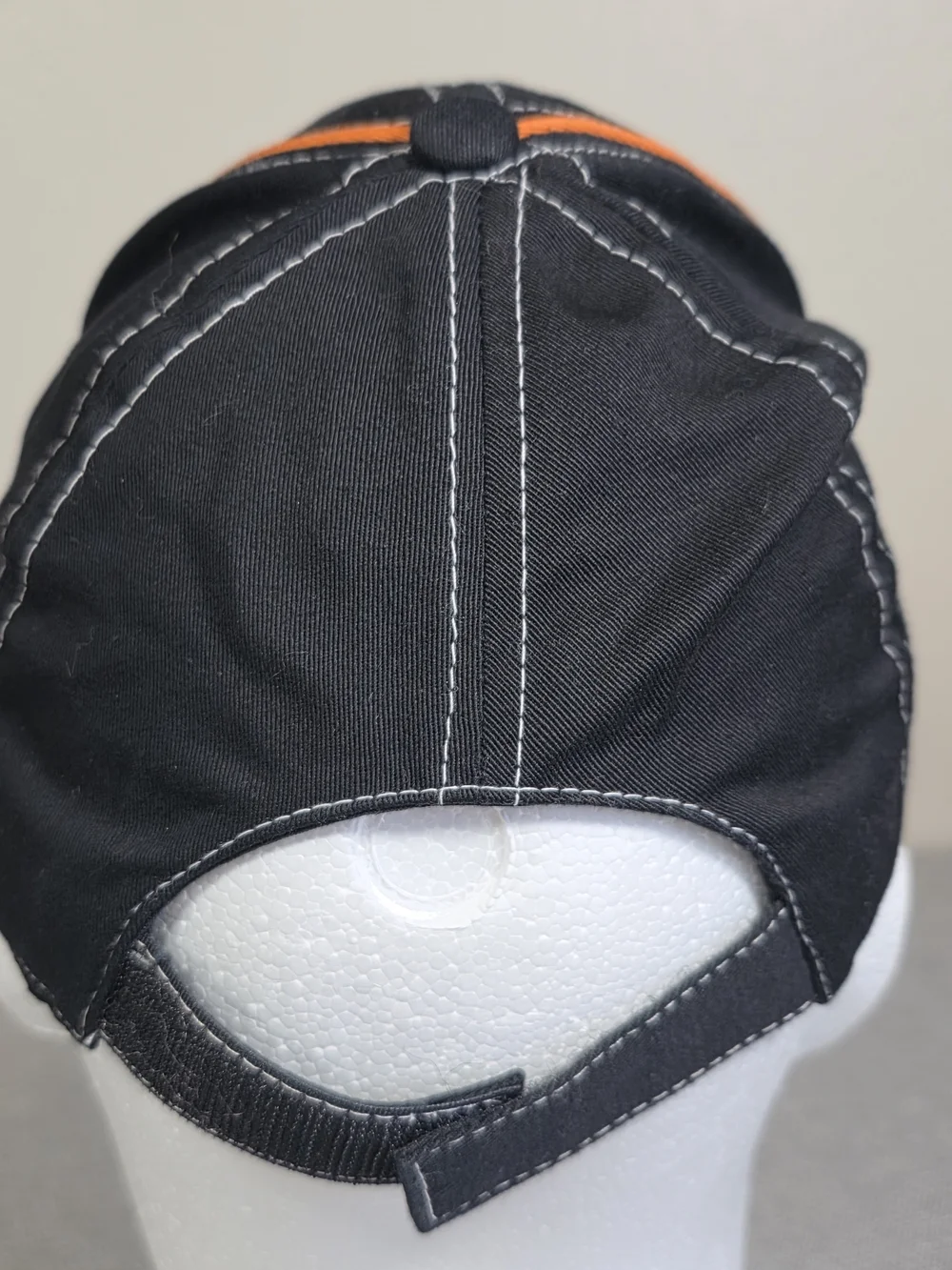 Harley-Davidson Toddler Black Orange Adjustable Hat